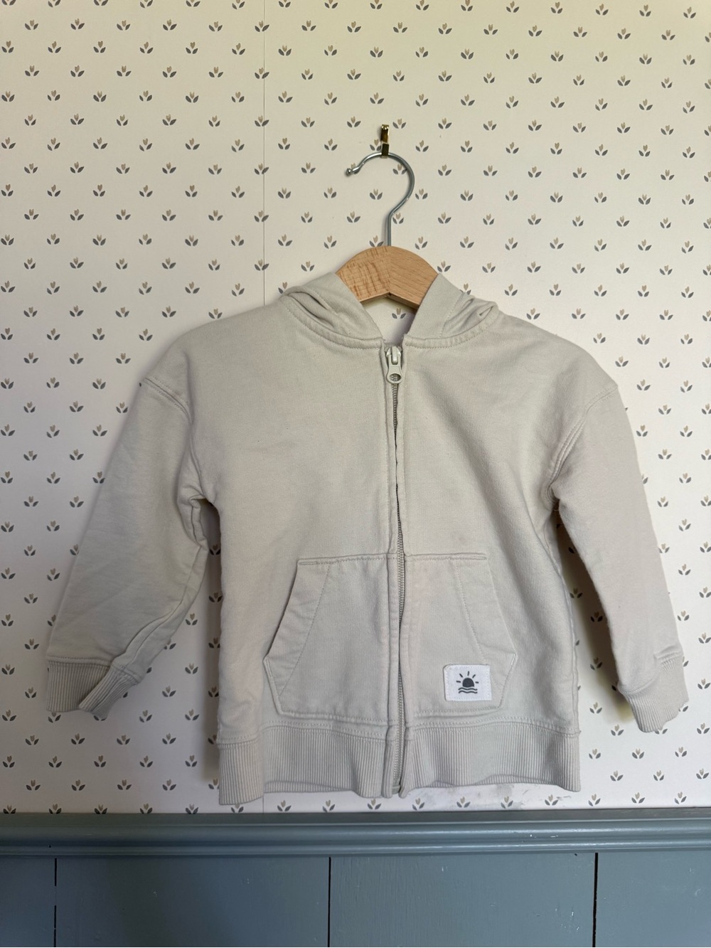 Organic cotton toddler Zip-Up Hoodie